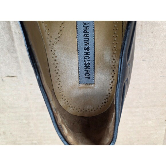 JOHNSTON & MURPHY Shoes Mens  Black Aristocraft Tasseled Loafers  11 D main image 10